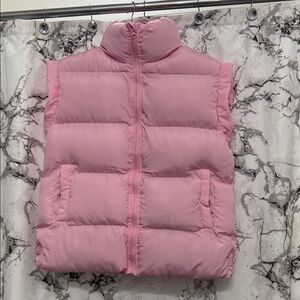 DAVI & DANI Pink Puffer Vest